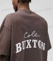 Men's T-Shirts Cole Buxton Sticker Embroidered Short Slved T-Shirt Men Women Oversized T Shirt CB Ts Top T y2k T240408