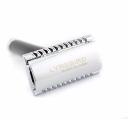 Lyrebird highclass Black double edge safety razor Shaving razor S1 Top quality with white box NEW3064480