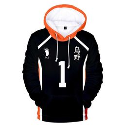 Haikyuu Hoodie Sweatshirt Unisex Adult Kids Hinata Shoyo Kageyama Tobio Cosplay Costume 3D Print Karasuno Funny Hoodie Anime X06105136937