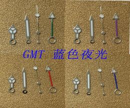 Watch Repair Kits Accessories GMT3804 Hands Blue Luminous Pointer 3804 For GMT Movement Dial Parts4632233