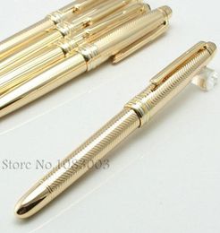 New arrival Limited Edition Luxury 14K Pens Brand 163 Barley Golden Fountain Pen Stationery gift pen4630115