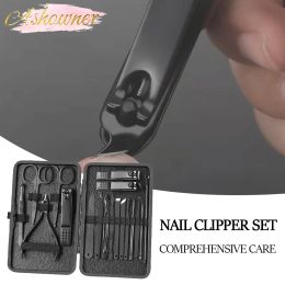 Liquids 7/10//12/16/18 Pcs Manicure Cutters Nail Clipper Set Household Stainless Steel Ear Spoon Nail Clippers Pedicure Nail Scis New