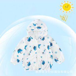 Thin Clothes for Infants Young Children, Jackets, Male and Female Baby Sunscreen Clothes, Air-conditioned Shirts, Summer Clothing