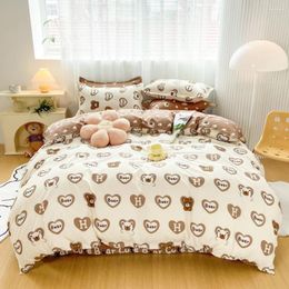 Bedding Sets Evich Comforter Set Of Lovely Baby Bear Pattern Current Season Duvet Cover And Pillowcase Single Double Multi Size