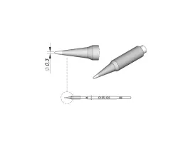 Tips Spain Original Jbc C105103 C105110 Soldering Iron Tip for Np105 Nt105 Nane Nase Soldering Station