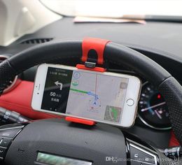 Car Steering Wheel phone clip Holder universal cell phone Clip Mount car Holder for 5080mm smart phones 9069809