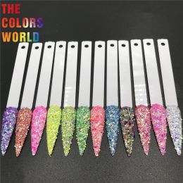 Glitter TCT414 Chunky Mix Color Mix Hexagon Nail Glitter Nail Art Decoration Body Art Tumbler Crafts DIY Accessories Festival Supplier