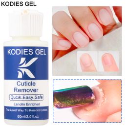 Treatments KODIES GEL 60ML Exfoliating Cuticle Remover Nail Art Treatment Lanolin Enriched Nail Softener Liquid Solution Soften Dead Skin