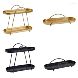 Storage Boxes 91AD Practical Iron Makeup And Jewellery Rack Simple Shelf Convenient For Beauty Enthusiasts