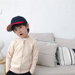 3 Colors Baby Boys Girls Sweater Jacket New Autumn Winter warm Knitted Sweater Kids Boy Zipper Knitwear Clothes189K1660295