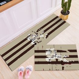 Light Luxury Advanced Kitchen Absorbent Floor Mat Non-Slip Bathroom Bathroom Floor Mat Entrance Door Mat Doorway Toilet