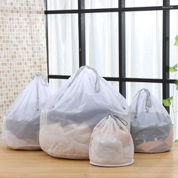 Laundry Bags Large Drawstring Bag Household Cleaning Supplies Washing Machine Mesh Bra Underwear Organizers Storage