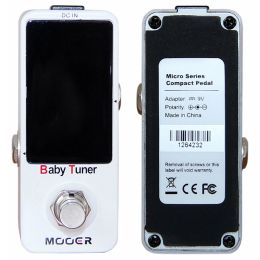 Equipment Mooer Mtu1 Baby Guitar Tuner Pedal Musical Instruments Tuner Guitar Effects Pedal True Bypass High Precision Tuning Mtu1 Effect