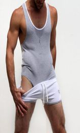 Men039s Body Shapers Sexy Leotard OnePiece Underclothes Singlet Look Comfy Modal Material Six Percent Lycra Shapewear Three Co3342776