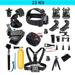 Cameras 23Pcs for GoPro Accessories Set for Go Pro Hero 9 8 7 6 5 4 Black Mount for Yi 4k Mijia Case for Sjcam Action Camera