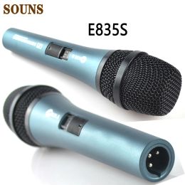 Microphones E835S Wired dynamic Cardioid Professional Vocal Microphone e835s Studio Mic,karaoke microphone,gaming microphone,PC Microphone