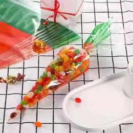 Party Decoration 20pcs Easter Carrot Candy Bag Gift Cone Plastic Bags DIY Packaging Supplies