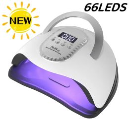 Kits 66LEDs Nail Dryer UV LED Nail Lamp for Curing All Gel Nail Polish With Motion Sensing Powerful Manicure Salon Tool Equipment