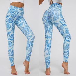 Yoga Outfits Womens Pants 2024 Sport Leggings Pocket Digital Printing Gym Exercise Fitness And Running
