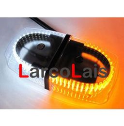 5pcs 240 LED Car Roof Flash Strobe Magnets Emergency EMS Light Shell Flashing Lights Amber White2770252