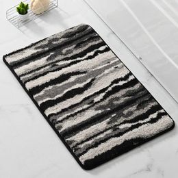 Carpets Striped Design Thick Memory Foam Floor Carpet Anti-Slip Slow Rebound Bathroom Mat Home Living Room Bedside Rug