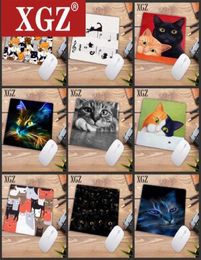 Mouse Pads Wrist Rests XGZ Big Promotion 22x18cm Cartoon Cute Cat Head Cool Design Desk Pad Notebook Gaming Keyboard Animal355m9357519