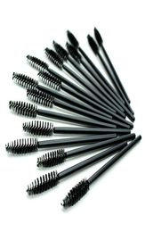 100pcs NEW Black Disposable Eyelash Brush Mascara Wands Applicator Makeup Cosmetic Tool Brush makeup brush Extension brushes8322589