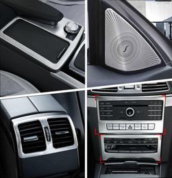 Car Styling Sticker Inner Door o Speaker Gearshift Panel Door Armrest Cover Trim for Mercedes Benz E Class Coupe W207 C207 Auto Accessories2027962