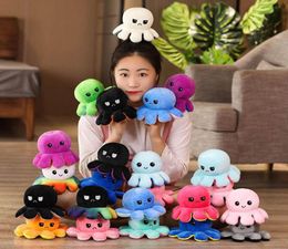 selling flipflop Octopus Flip Doll doublesided octopus doll small plush Toy facechanging Gift Doll Day party supplies3958878