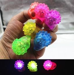 6Color Mix Led Flashing Jelly Ring Party Bar Blinking Soft Glow Light UP Party Favour Christams Gifts c7157202442