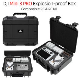 Accessories for Dji Mini 3 Pro Portable Storage Suitcase Hard Shell Waterproof Case Explosionproof Carrying Box Rc Controller Accessories