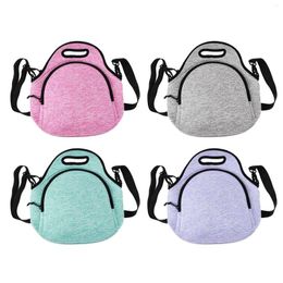 Dinnerware Insulated Bag Pockets Cooler Lunch Suitable Tote For Picnic Office Girls