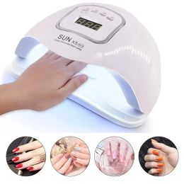 Dryers SUNX5 MAX Nail Dryer LED Nail Lamp 4 Timers UV Lamp Curing All Gel Nail Polish With Motion Sensing Manicure Pedicure Salon Tool