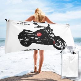 Towel Moto And Guzziss Audace For Sale Quick Dry Gym Bath Easy To Carry Humour Graphic
