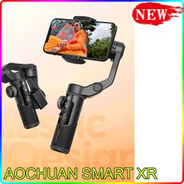 Gimbals AOCHUAN SMART XR Foldable 3 axis Handheld Gimbal Stabiliser Selfie Stick for Smartphone iPhone Xs Max X Samsung Action Camera