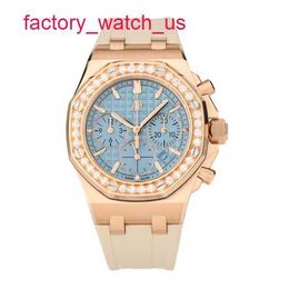 AP Mechanical Wrist Watch 26231OR.ZZ.A085CA.01 Royal Oak 18K Rose Gold Diamond Set Automatic Mechanical Womens Watch