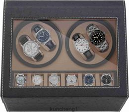 Watch Winder for Automatic Watches 46W atchW inderS torageD isplayB oxw ithO strichP atternL eatherJ apaneseQ uietM otorF lexibleW atchP illowsW atchC asef orM ana n