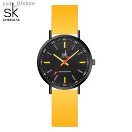 Women's Watches SHENGKE Women Fashion Sile Str es New Clock For Woman SK Quartz Wristes Original Ladies Relogio Feminino L46