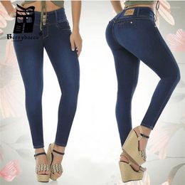 Women's Jeans Skinny Women Clothing High Waist Pencil Pants Basic Street Wear Ladies 2024 Summer Breeches