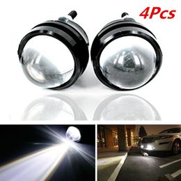 4Pcs White DC 12V 10W Daytime Running Light DRL Bull039s Eye Car Led Lens Fog Lamp eagle Refit Fish eye Fog Driving Bulbs 6000K9456710