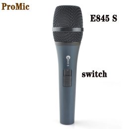 Microphones E845 Grade A Quality Professional Performance Dynamic Wired Microphone E845 MIC For Live Vocals Stage Karaoke with Switch