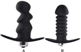 Vibrating Anal Plug Silicone Vibrators Dildo GSpot Butt Plugs Prostate Massager for Women Men Sex Toys9671678