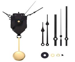 Repair Tools Kits DIY Pendulum Clock Movement Mechanism With 3 Pairs Different Hands Quartz Shaft Wall Kit Parts Replacement9243850