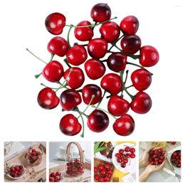 Party Decoration Simulated Fruit Adornment Fake Model Cherry Ornament Artificial Fruits Imitation Simulation Prop Decor