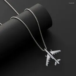 Pendant Necklaces Creative Simple Airplane Necklace For Women Fashion Aircraft Plane Choker Clavicle Chain Romantic Jewelry Gift