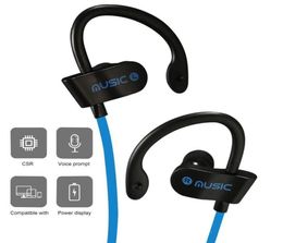 RT558 Bluetooth Headphones Wireless Earphone Headsets Noise Cancelling Sweatproof Sport Earphones with Mic Jogging Ear Hook Headse4560596