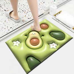 Bath Mats Cartoon 3D Expansion Mat With Anti-Slip Function Quick-Drying And Water Absorbent Bathroom For Shower Tub Entrance