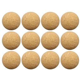 6/12pcs 36mm Cork Solid Wood Foosball Table Soccer Ball Football Soccer Ball Baby Foot Fussball Desktop Soccer Ball Game 240403