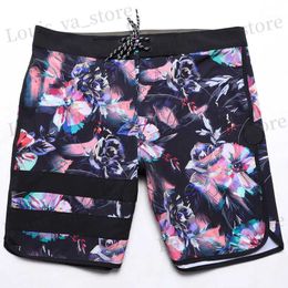 Men's Shorts NWT Summer Beachshorts Mens Surf Pants 4Way Stretch Swim Board Shorts Spandex Waterproof Bermuda Quick-Dry Trunks E871 T240408