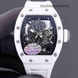 Luxury Watches Replicas Richadmills Automatic Chronograph Wristwatch Ceramic Case Tape Mens Watch Designer Waterproof Wristwatches Full Stainless Steel ZR86